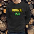 Brasil Brazilian Flag Brazil Souvenir Gift Camiseta Men Sweatshirt