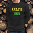 Brasil Brazilian Flag Brazil Men Sweatshirt