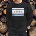 Bullet Hole Chicago Flag T-Shirts Men Sweatshirt