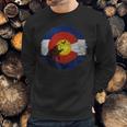 Colorado Flag With Fly Fishing Design Men Sweatshirt