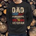 Dad Grandpa Husband Us Flag Vietnam Veteran Father Day Men Sweatshirt