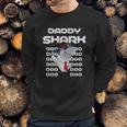 Daddy Shark Cool Dad Dad Birthday Gifts Men Sweatshirt