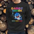 Daddy Shark Cute Fathers Gift Dad Birthday Gifts Men Sweatshirt