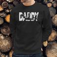 Basic Daddy Shark Design Dad Birthday Gifts Men Sweatshirt