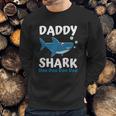 Daddy Shark Doo Doo Long Sleeve Family Shark Men Sweatshirt