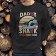 Daddy Shark Family Time Dad Birthday Gifts Men Sweatshirt