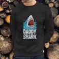 Daddy Shark Fathers Day Gifts Family Matching Dad Men Sweatshirt