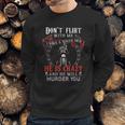 Dont Flirt With Me I Have A Biker Dad Special 2022 Gift Men Sweatshirt