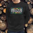 Drug War Veteran War On Drugs Graphic Design Printed Casual Daily Basic Men Sweatshirt