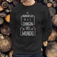 El Abuelo Mas Chingon Mexican Flag Men Sweatshirt