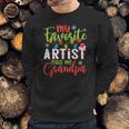 My Favorite Artist Calls Me Grandpa Xmas Light Men Sweatshirt