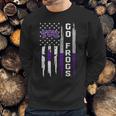 Go Tcu Horned Frogs American Flag Men Sweatshirt