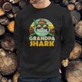 Grandpa Shark Grandpa Gifts From Grandchildren Fathers Day Men Sweatshirt