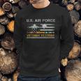 Great Gift Us Air Force Vietnam Veteran Usaf Veteran Usa Flag Gift Graphic Design Printed Casual Daily Basic Men Sweatshirt