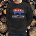 Grilling Dad Bbq Ribertarian Funny Politics Fathers Day Cute Gift Men Sweatshirt