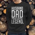 Husband Dad Fantasy Football Legend Men Sweatshirt