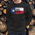 Jeep Texas Flag Men Sweatshirt