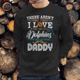 I Love Baseball And Dolphin Being A Daddy Men Sweatshirt