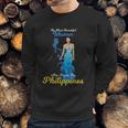 Philippines Pinay Filipina Pride Proud Flag Beautiful Woman Men Sweatshirt