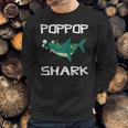 Poppop Grandpa Gift Poppop Grandpa Shark Men Sweatshirt