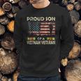 Proud Son Of Vietnam Veteran American Flag Men Sweatshirt