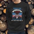 Proud Son Of A Vietnam Veteran Veteran Day Us Army Graphic Design Printed Casual Daily Basic Men Sweatshirt