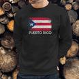 Puerto Rican Flag Vintage Made In Puerto Rico Gift Men Sweatshirt