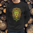 Rastafari Lion Dreadlock Jamaican Flag Reggae Music Rasta Men Sweatshirt