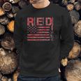 Red Fridays Remember Everyone Deployed American Flag Men Sweatshirt