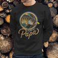 Mens Reel 1 Papa Best Father Dad Fishing Men Sweatshirt