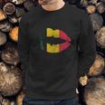 Reggae Kissing Lips Flag Rastafari Rasta Men Sweatshirt