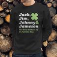 Saint Patricks Day Jack Jim Johnny Jameson Fathers Men Sweatshirt