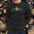 Senegalese Flag Heartbeat Men Sweatshirt