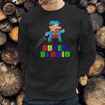 Mens Super Daddio Fathers Day Video Game Action Figure Arcade Tee Men Sweatshirt