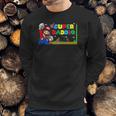 Mens Super-Daddio Funny Dad Daddy Tee Father Video Game Lovers Men Sweatshirt