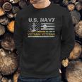 Us Navy Vietnam Veteran Usa Flag Vietnam War Men Sweatshirt