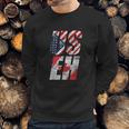 Useh Canadian Flag American Usa 4Th Of July Canada Men Sweatshirt