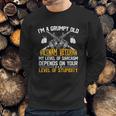 Veteran Day Im A Grumpy Old Vietnam Veteran Graphic Design Printed Casual Daily Basic Men Sweatshirt