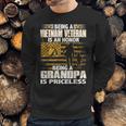 Mens Being Vietnam Veteran Is An Honor Grandpa Is Priceless Men Sweatshirt