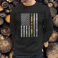 Vietnam Veteran Us Flag Vietnam Service Ribbon Graphic Design Printed Casual Daily Basic Men Sweatshirt