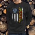 Vintage American Flag Proud Us Air Force Vietnam Veteran Dad Meaningful Gift Men Sweatshirt