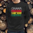 Vintage Ghana Ghanaian Flag Pride Gift Men Sweatshirt