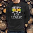 Vintage Us Military Family Vietnam Veteran Son Men Sweatshirt