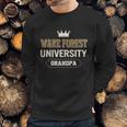 Wake Forest University Grandpa Great Gift For Grandparents Men Sweatshirt