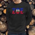 Zoe Haiti Flag Men Sweatshirt