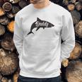 Daddy Shark Cute Funny Family Cool Best Dad Vacation Men Sweatshirt