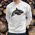 Daddy Shark Cute Funny Family Ocean Beach Summer Vacation Men Sweatshirt