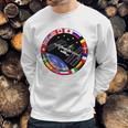 International Space Station T-Shirt Nasa Iss Flag Logo Men Sweatshirt