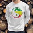 Rasta Flag Jamaica Flag Irie Peace Symbol Reggae Music Men Sweatshirt