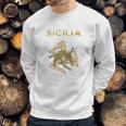 Sicilian Pride Sicilian Flag Trinacria Men Sweatshirt